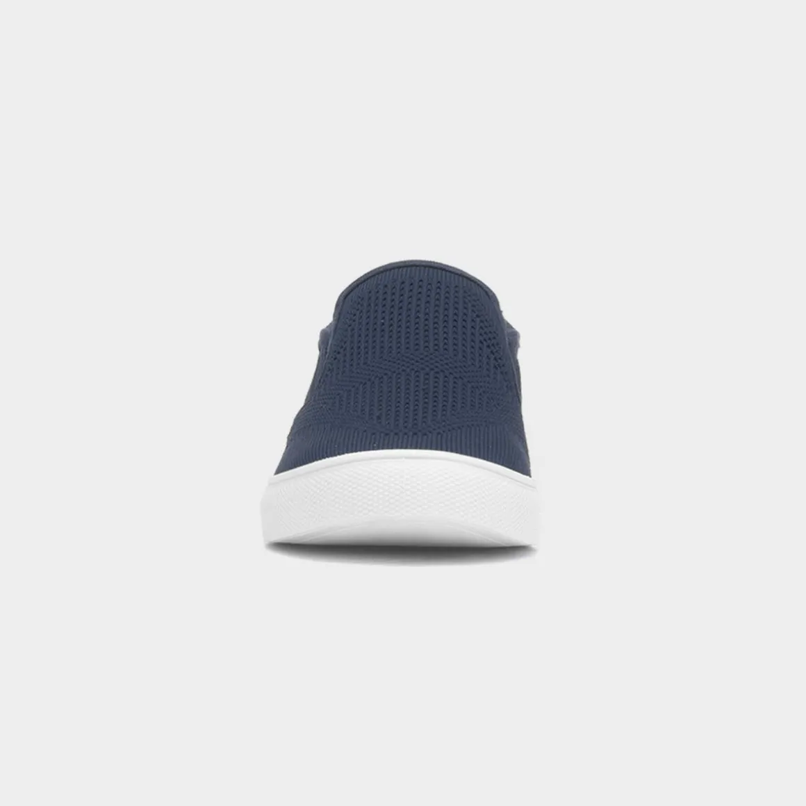 Red Fish Harry Mens Blue Knitted Slip On Canvas