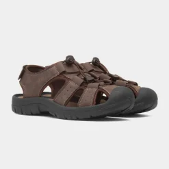 Red Fish Heath Mens Brown Closed Toe Sandal