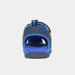 Red Fish Ike Boys Navy Easy Fasten Sandal
