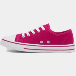 Red Fish Meru Womens Fuchsia Canvas Shoe