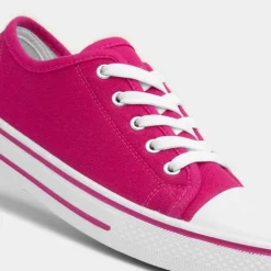 Red Fish Meru Womens Fuchsia Canvas Shoe