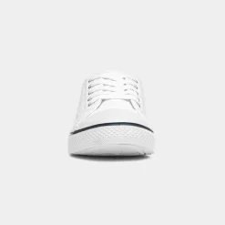 Red Fish Meru Womens White Floral Canvas Shoe