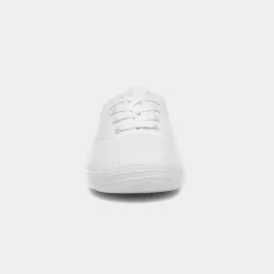 Red Fish Tai Womens White Lace Up Canvas Shoe