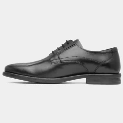 Red Level Arno Mens Black Leather Formal Shoe