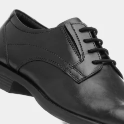 Red Level Arno Mens Black Leather Formal Shoe
