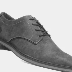 Red Level Rory Mens Dark Grey Formal Shoe