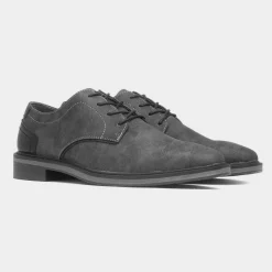 Red Level Rory Mens Dark Grey Formal Shoe
