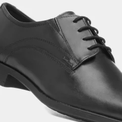 Red Level Sesia Mens Black Lace Up Leather Shoe
