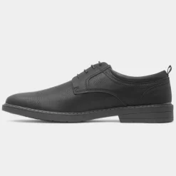Red Level Tanaro Mens Black Lace Up Shoe