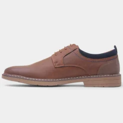 Red Level Tanaro Mens Tan Lace Up Shoe