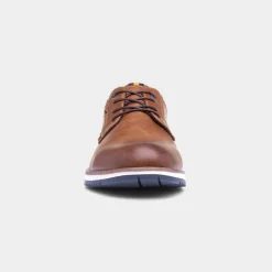 Relife Alfie Mens Cognac Brown Lace Up Shoe