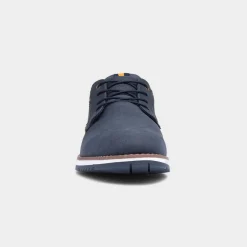Relife Alfie Mens Navy Lace Up Wide Fit Shoe