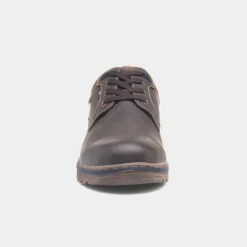 Relife Billy Mens Brown Wider Fitting Lace Up Shoe