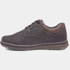 Relife Billy Mens Brown Wider Fitting Lace Up Shoe
