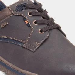 Relife Billy Mens Brown Wider Fitting Lace Up Shoe