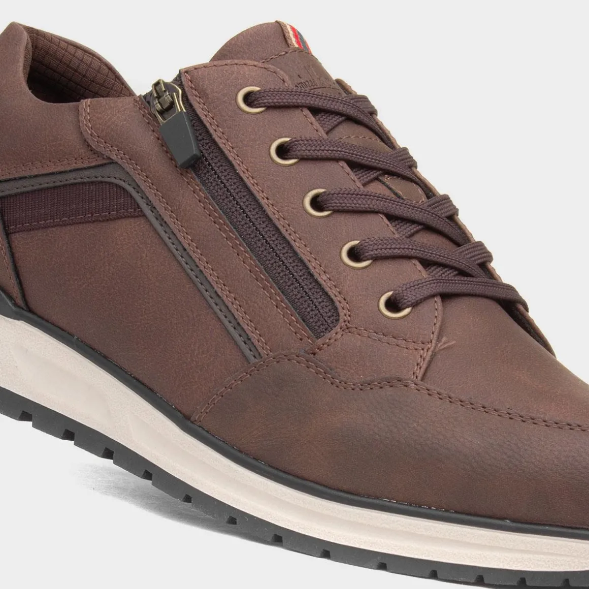 Relife Carson Mens Brown Casual Shoe