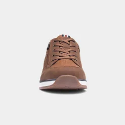 Relife Casey Mens Cognac Brown Lace Up Shoes