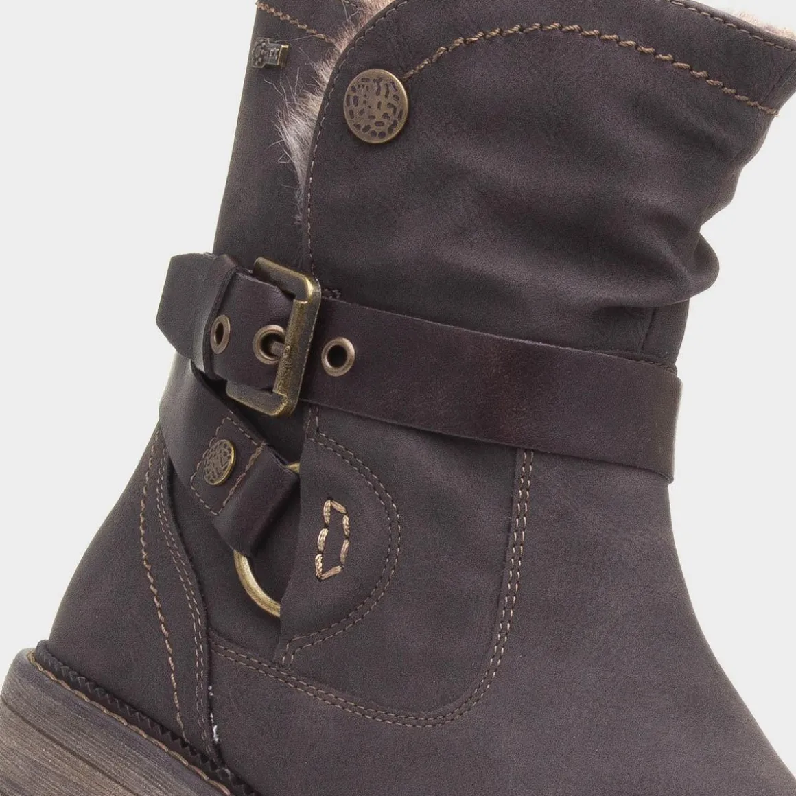 Relife Clare Womens Brown Ankle Boot