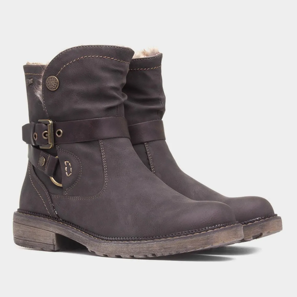 Relife Clare Womens Brown Ankle Boot