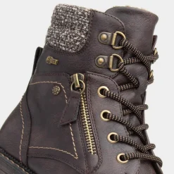 Relife Diana Womens Brown Lace Up Boot