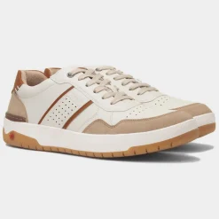 Relife Leon Mens Cream Wide Fit Casual Shoe