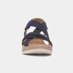 Relife Maldives Womens Navy Wedge Sandal
