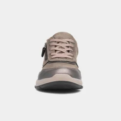 Relife Mia Womens Taupe Casual Lace Up Shoe