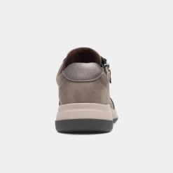 Relife Mia Womens Taupe Casual Lace Up Shoe