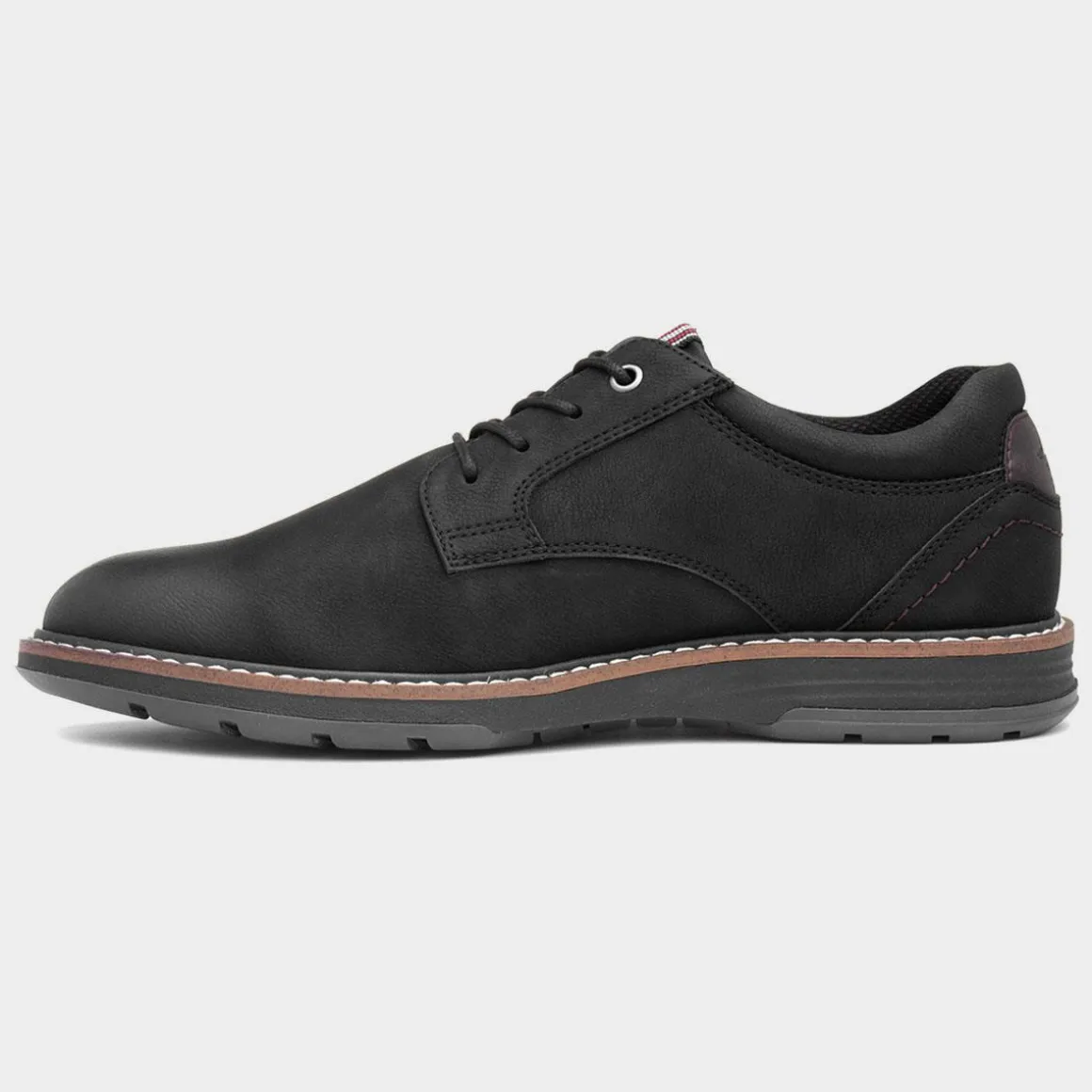 Relife Mikey Mens Black Lace Up Shoes