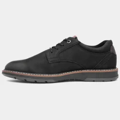 Relife Mikey Mens Black Lace Up Shoe