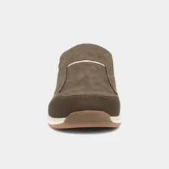 Relife Rob Mens Taupe Slip On Casual Shoe