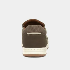 Relife Rob Mens Taupe Slip On Casual Shoe