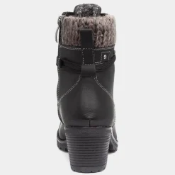 Relife Stacey Womens Heeled Boot in Black