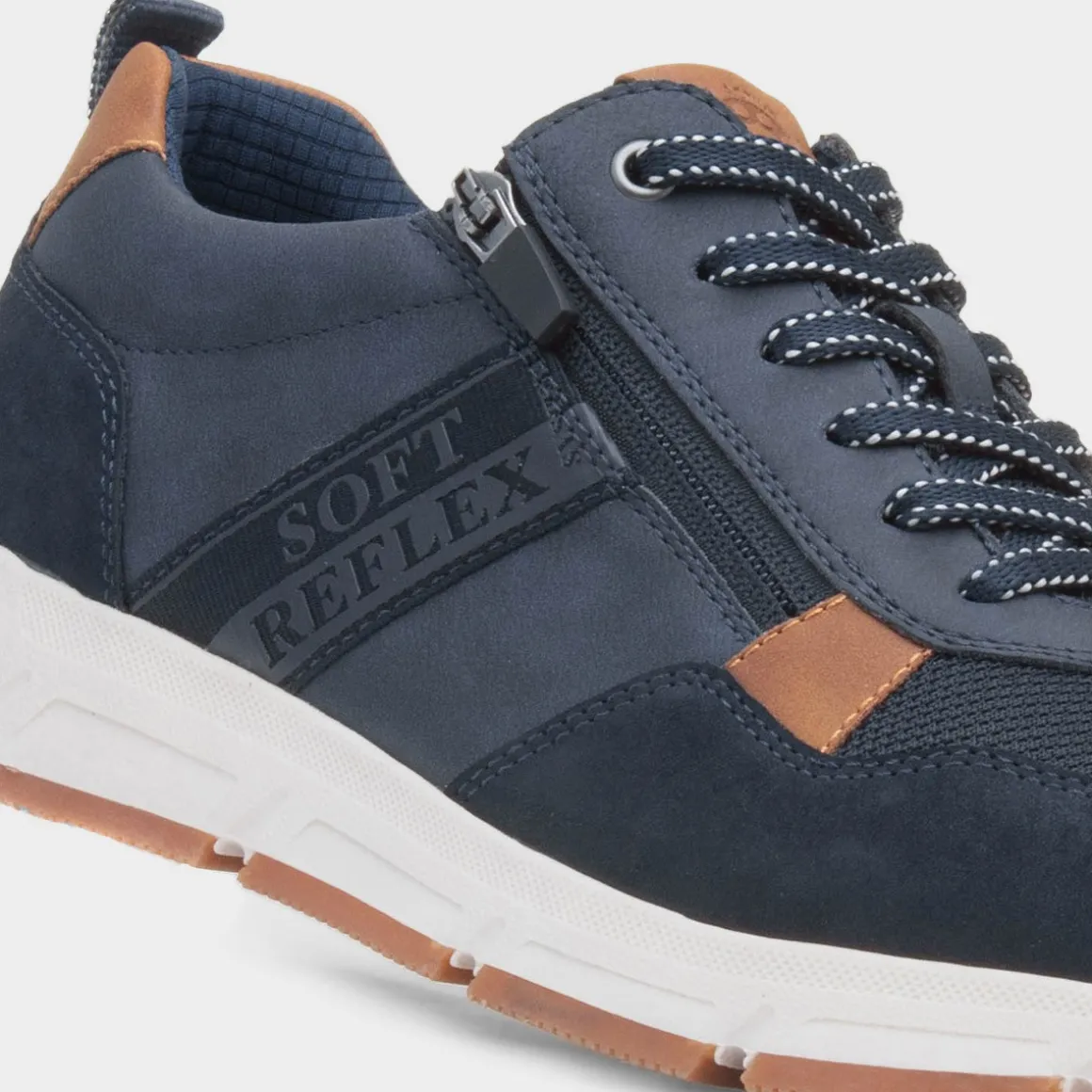Relife Terry Mens Navy Casual Shoe