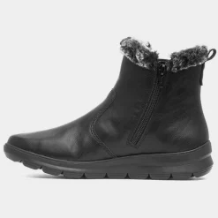 Rieker Antistress Womens Black Wedge Chelsea Boot