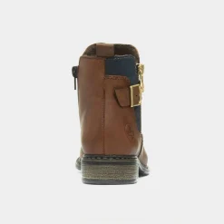 Rieker Antistress Womens Chestnut Leather Boot