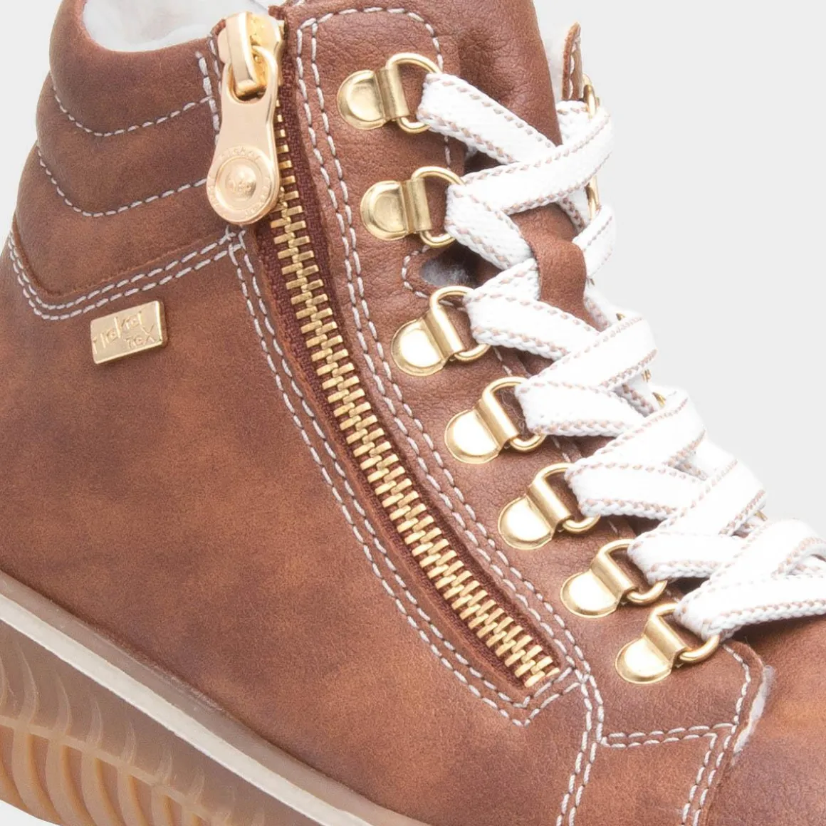 Rieker Antistress Womens Tan Ankle Boot