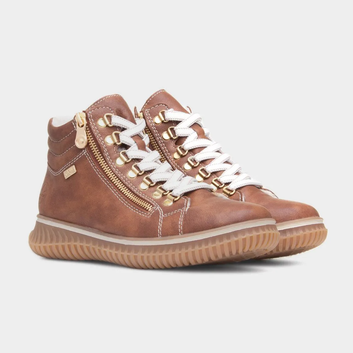 Rieker Antistress Womens Tan Ankle Boot