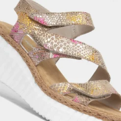 Rieker Antistress Womens Multi Wedge Sandal