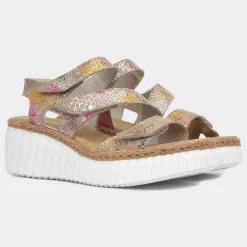 Rieker Antistress Womens Multi Wedge Sandal