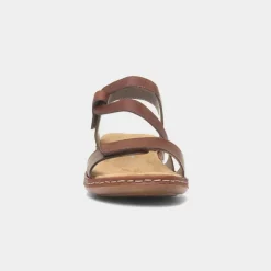 Rieker Antistress Womens Tan Leather Sandal
