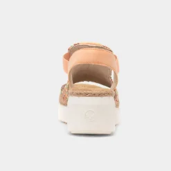 Rieker Antistress Womens Apricot Weave Sandal