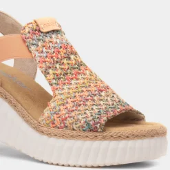 Rieker Antistress Womens Apricot Weave Sandal