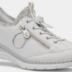Rieker Antistress Womens White Slip On Shoe