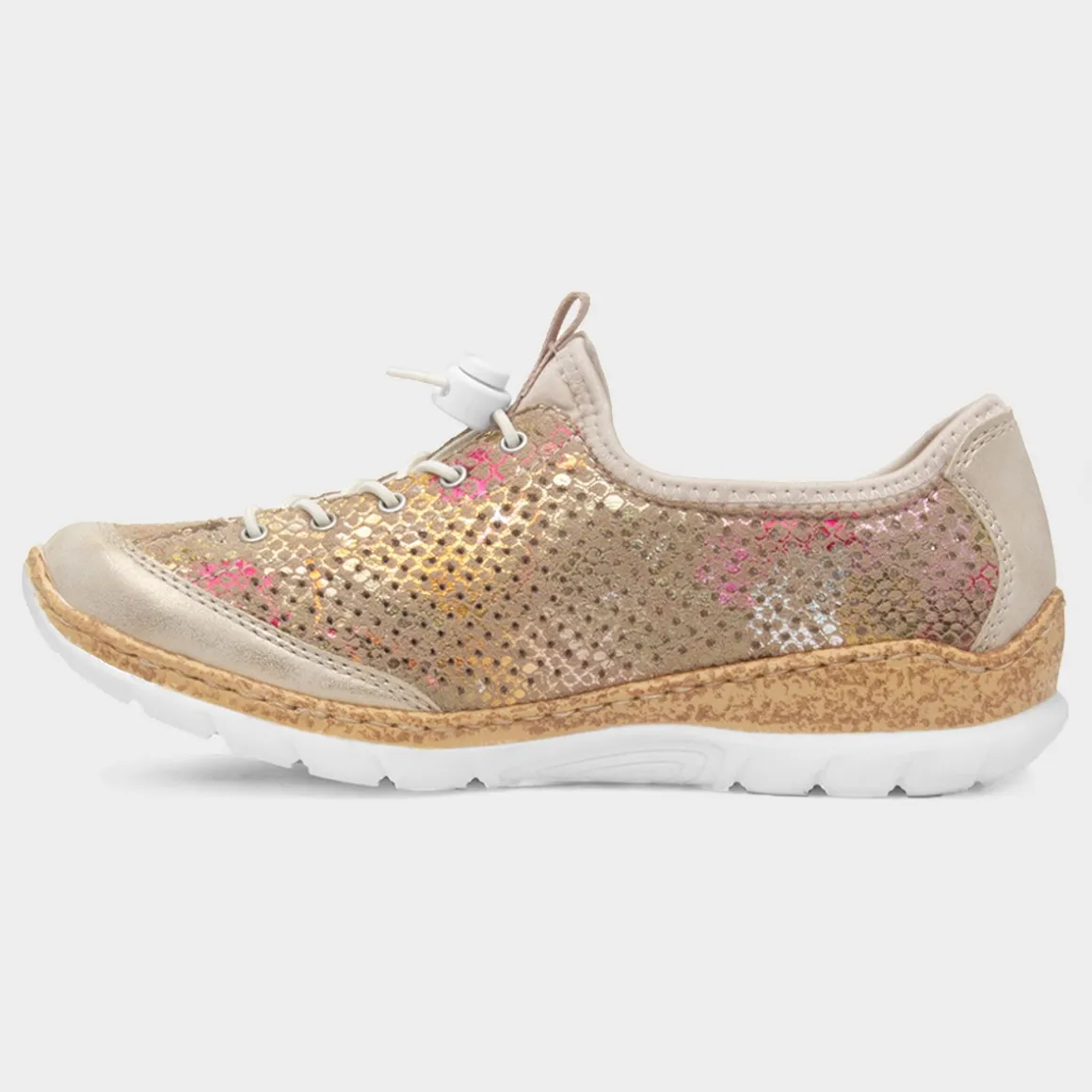 Rieker Antistress Womens Gold Casual Shoe