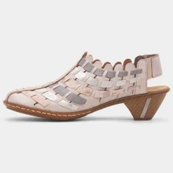 Rieker Antistress Womens Beige Heeled Shoe