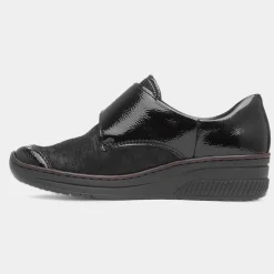 Rieker Antistress Womens Black Leather Shoe