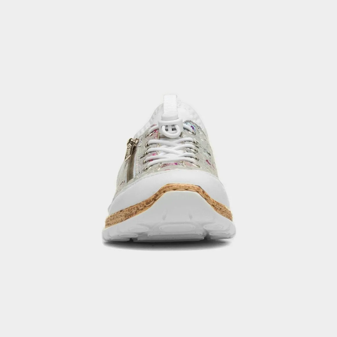 Rieker Antistress Womens White Multi Casual Shoe