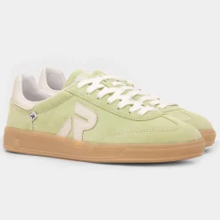 Rieker Womens Green Suede Shoe