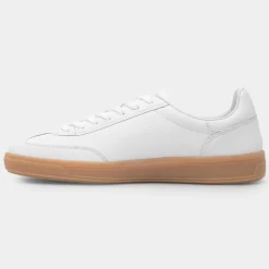 Rieker Womens White Leather Shoe